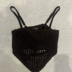 Forever 21 Black Knit Top